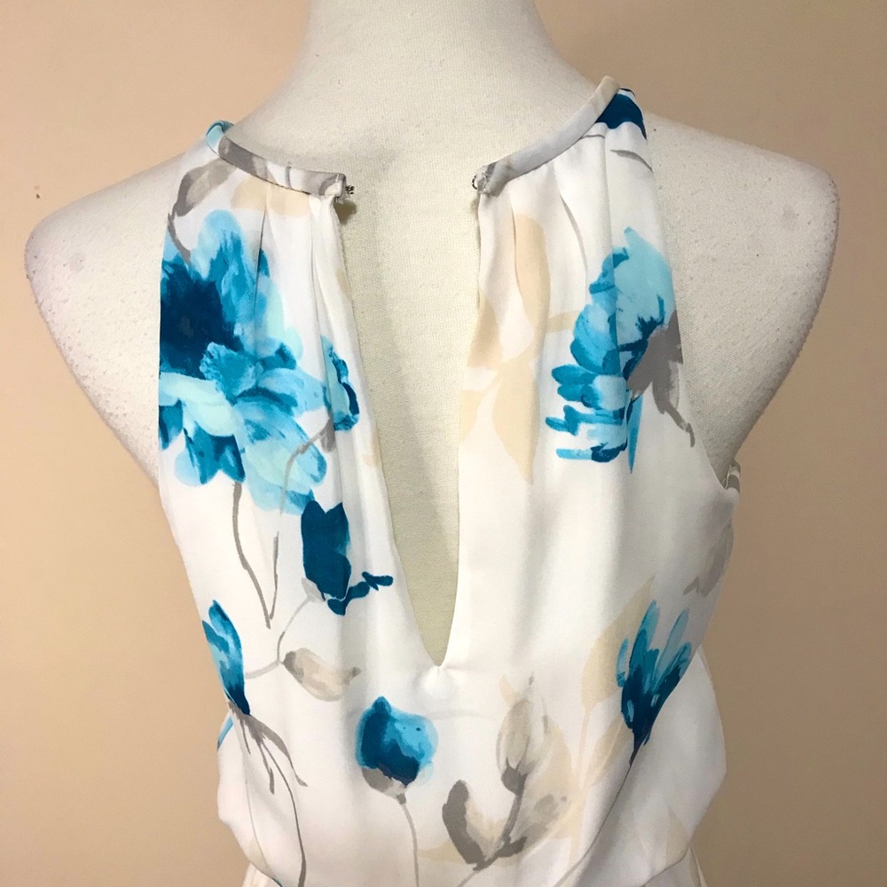 White House Black Market Women’s Floral Sleeveless Dress - Picture 7 of 7